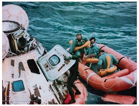 Lot #3265 Apollo 12 Flown Command Module Pressure Equalization Valve Decal - Image 2