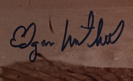 Lot #3370 Alan Shepard and Edgar Mitchell Signed Display - Image 2
