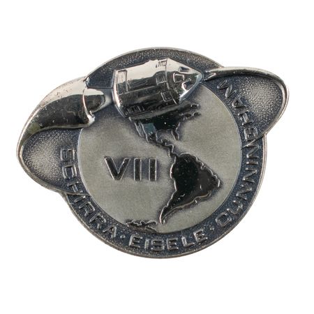 Lot #3139 Apollo 7 Unflown Robbins Medallion - Image 1