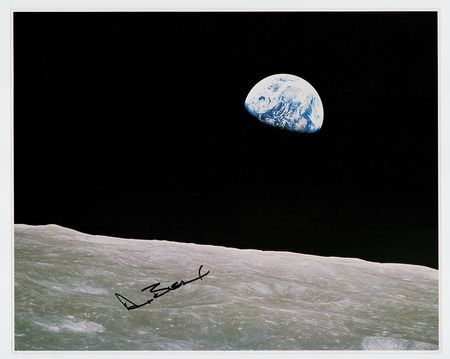 Lot #3286 Alan Bean Signed Oversized Photograph - Image 1