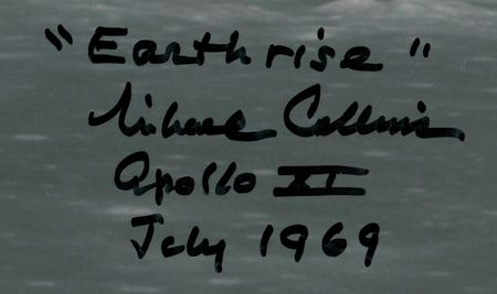 Lot #3257 Michael Collins Signed Oversized Photograph - Image 2