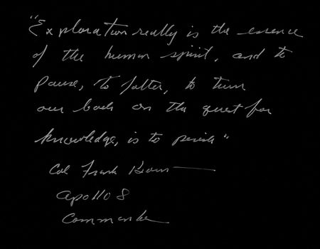 Lot #3156 Frank Borman Signed Oversized Photograph - Image 2