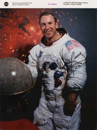 Lot #3341 James Lovell Signed Photograph - Image 1