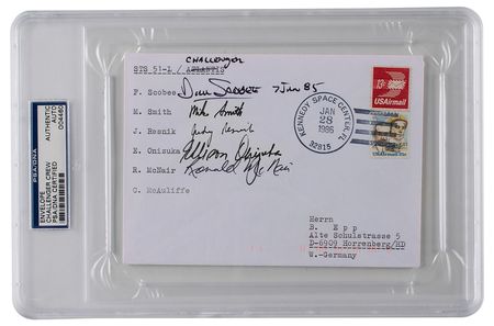 Lot #3533 STS-51-L Space Shuttle Challenger (2) Signed Launch Day Covers - Image 2