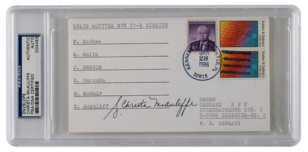 Lot #3533 STS-51-L Space Shuttle Challenger (2) Signed Launch Day Covers - Image 3