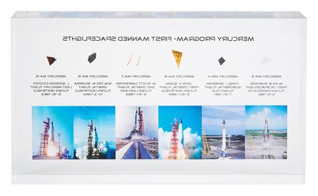 Lot #3009 Mercury Program Artifact Display [Attested to as flown by Florian Noller] - Image 2