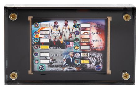 Lot #3127 Apollo Program Spacecraft Artifact Display [Attested to as flown by Jerry Czubinski] - Image 1