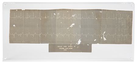 Lot #3043 John Glenn's Mercury-Atlas 6 EKG Printout - Image 1