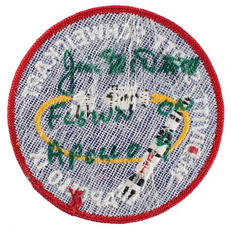 Lot #3165 Jim McDivitt's Apollo 9 Flown Patch with Crew-Signed Certificate - Image 2