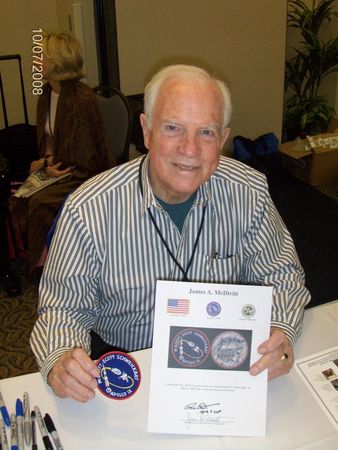Lot #3165 Jim McDivitt's Apollo 9 Flown Patch with Crew-Signed Certificate - Image 6