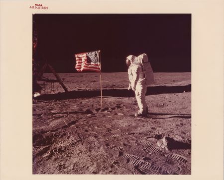 Lot #3197 Buzz Aldrin Original Vintage NASA Photograph - Image 1