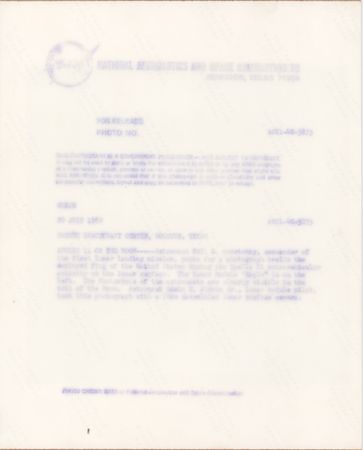 Lot #3197 Buzz Aldrin Original Vintage NASA Photograph - Image 2