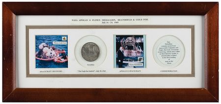 Lot #3209 Apollo 11 Flown Artifact Display - Image 1