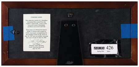 Lot #3209 Apollo 11 Flown Artifact Display - Image 2
