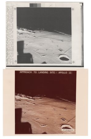 Lot #3246 Apollo 11: Landing Site Original Vintage NASA Photographs - Image 1