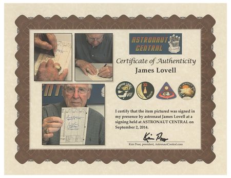 Lot #3147 Apollo 8 'Updates' Book Page Signed by Borman and Lovell [Attested to as Flown by Florian Noller] - Image 5