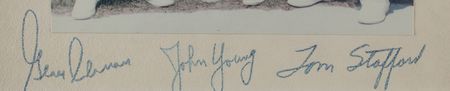 Lot #3174 Apollo 10 Signed Photograph - Image 3
