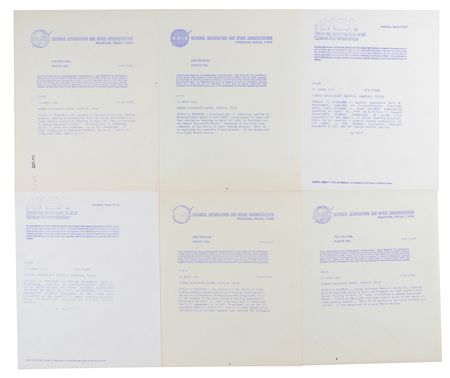Lot #3208 Apollo 11 Preliminary Flight Plan and (6) NASA Photographs - Image 5