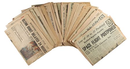 Lot #3052 Project Mercury and Space Race (23) Newspapers - Image 2