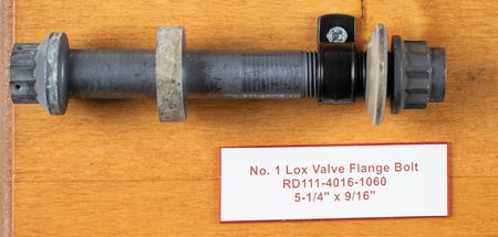 Lot #3641 Apollo Saturn V F-1 Rocket Engine Bolt Assemblies - Image 3