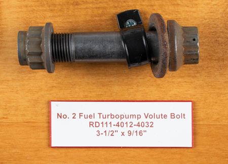 Lot #3641 Apollo Saturn V F-1 Rocket Engine Bolt Assemblies - Image 4