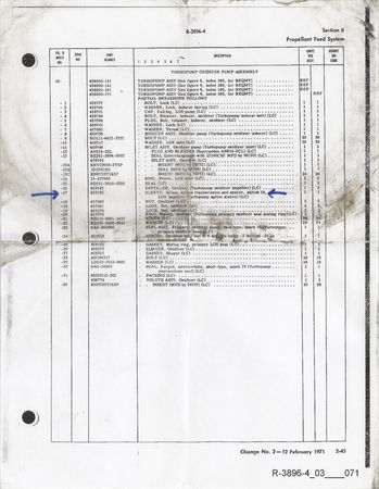 Lot #3642 Apollo Saturn V F-1 Rocket Engine LOX Impeller Spline Sleeve - Image 4