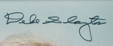 Lot #3063 Deke Slayton Signed Photograph - Image 3