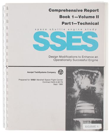 Lot #3551 Space Shuttle Main Engine Design Modification Report - Image 1