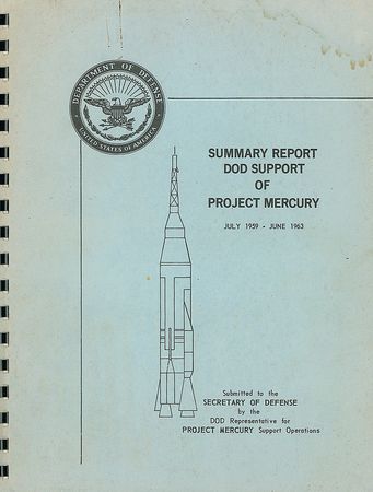 Lot #3053 Project Mercury: Department of Defense Support Summary Report - Image 1