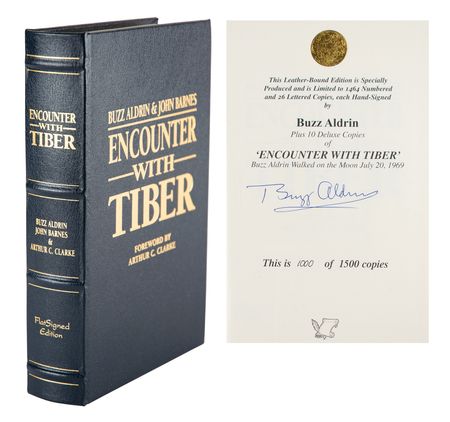 Lot #3232 Buzz Aldrin Signed Book - Image 1