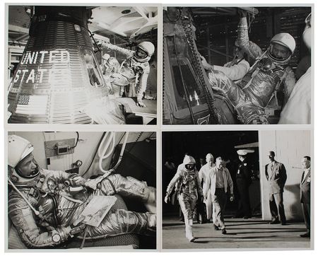 Lot #3040 John Glenn (27) Original MA-6 Photographs - Image 1