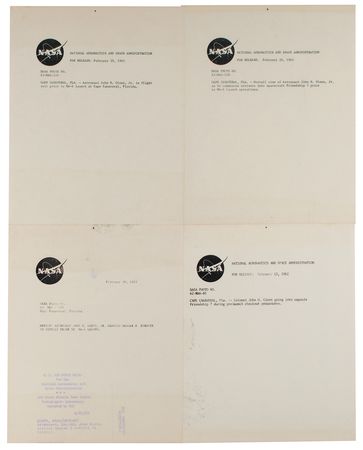 Lot #3040 John Glenn (27) Original MA-6 Photographs - Image 2