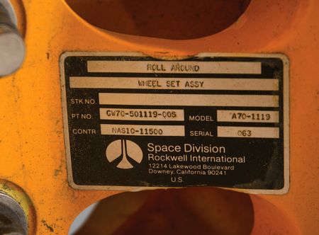 Lot #3567 Space Shuttle Main Wheel and Tire Assembly - Image 8