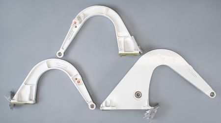 Lot #3568 Space Shuttle Nose Landing Gear Door and Hinges - Image 6