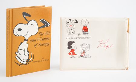 Lot #3175 Apollo 10 Signed Peanuts Book and Walter Kapryan Signature - Image 1