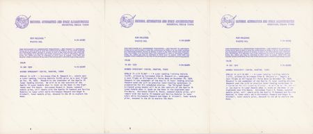 Lot #3353 Apollo 14: Alan Shepard (3) Original Vintage NASA Photographs - Image 2