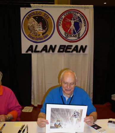 Lot #3472 Apollo Moonwalkers (4) Signed Grumman LM Lithographs - Image 3