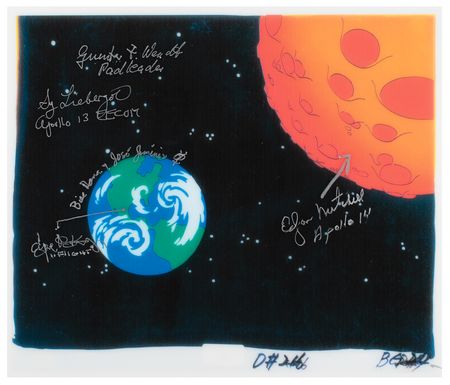 Lot #3485 Apollo Program Signed Transparency - Image 1