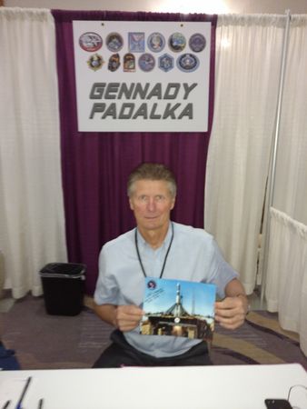 Lot #3589 Vostok 1 Flown Material Presentation Signed by Gennady Padalka [Attested to as Flown by Florian Noller] - Image 4