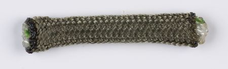 Lot #3590 Vostok 2 Flown Parachute Cord Section Display Signed by Gennady Padalka - Image 2