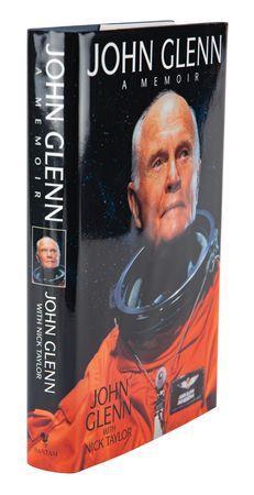 Lot #3004 John Glenn Signed Book Inscribed to Gordon Cooper - Image 3
