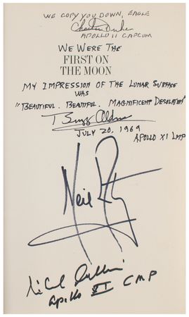 Lot #3203 Apollo 11 Signed Book - Image 2