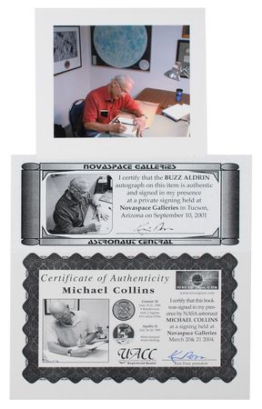 Lot #3203 Apollo 11 Signed Book - Image 4