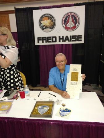 Lot #3474 Charlie Duke and Fred Haise Signed Command Module Support Plate - Image 6