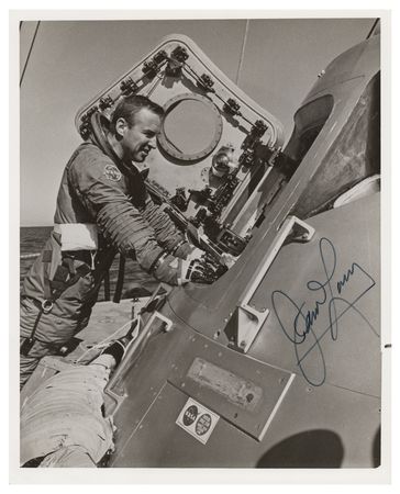 Lot #3161 James Lovell Signed Photograph - Image 1