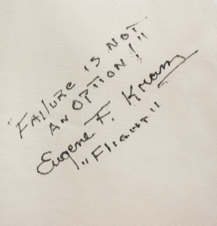 Lot #3492 Gene Kranz's Signed Vest - Image 3