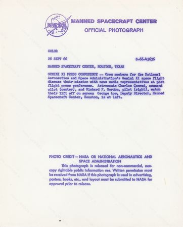 Lot #3084 Gemini (5) Original Vintage NASA Photographs - Image 2