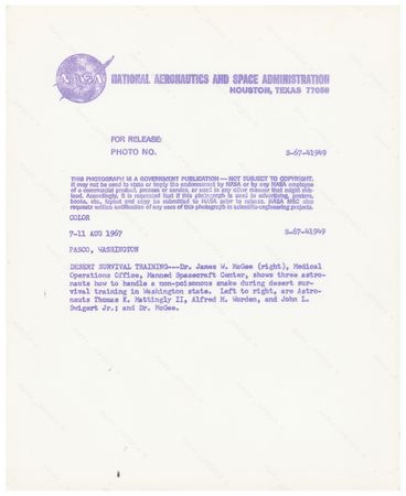 Lot #3408 Al Worden Signed Photograph - Image 2