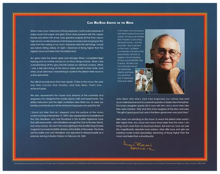 Lot #3293 Alan Bean Signed Promotional Print - Image 2