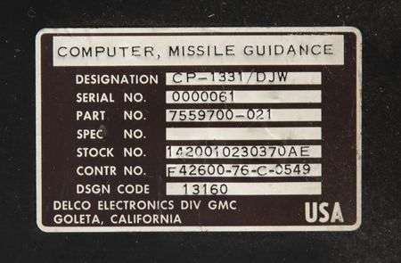 Lot #3645 NASA Titan III SLV Computer Guidance System - Image 4